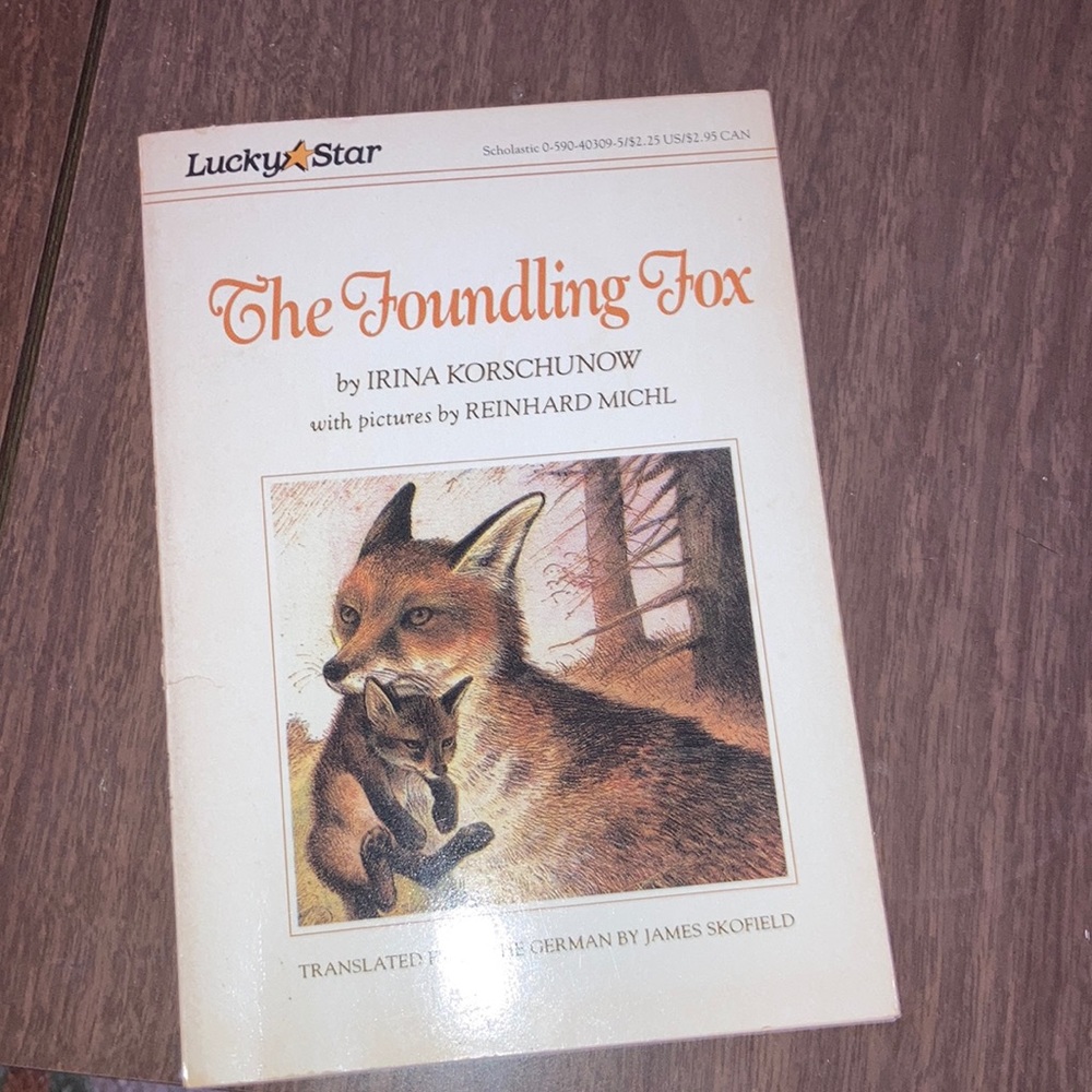 “The foundling fox “ paperback